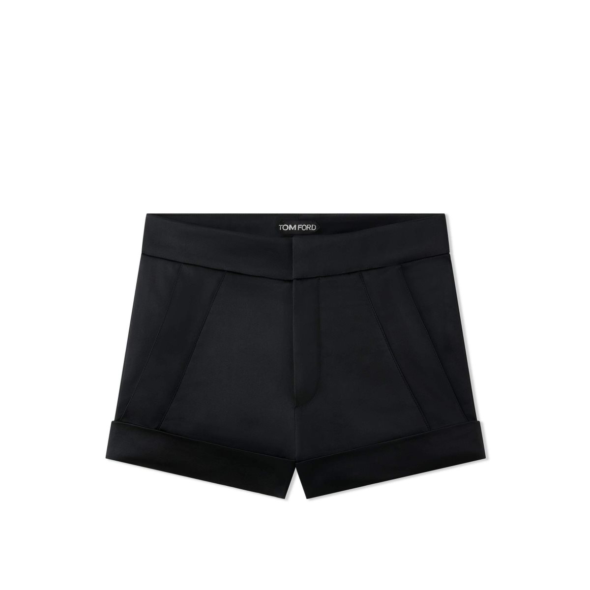 Tom Ford Fluid Double-faced Satin Shorts Byxor Dam Svarta | 147AMDBIU