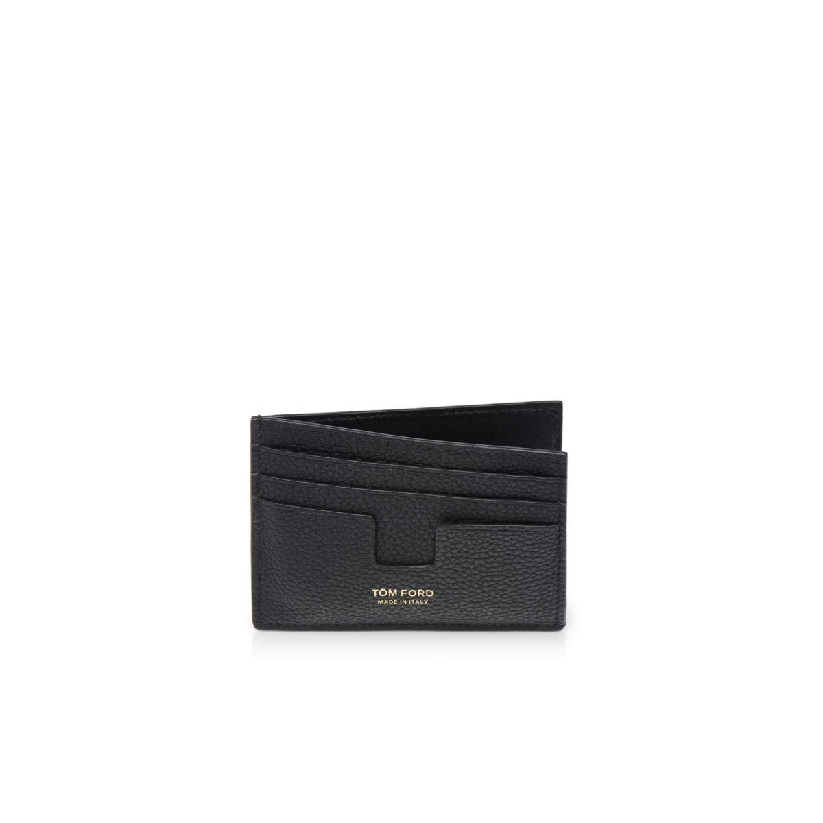 Tom Ford Grain Läder Cardholder Liten Plånbok Herr Svarta | 048FEQCRY