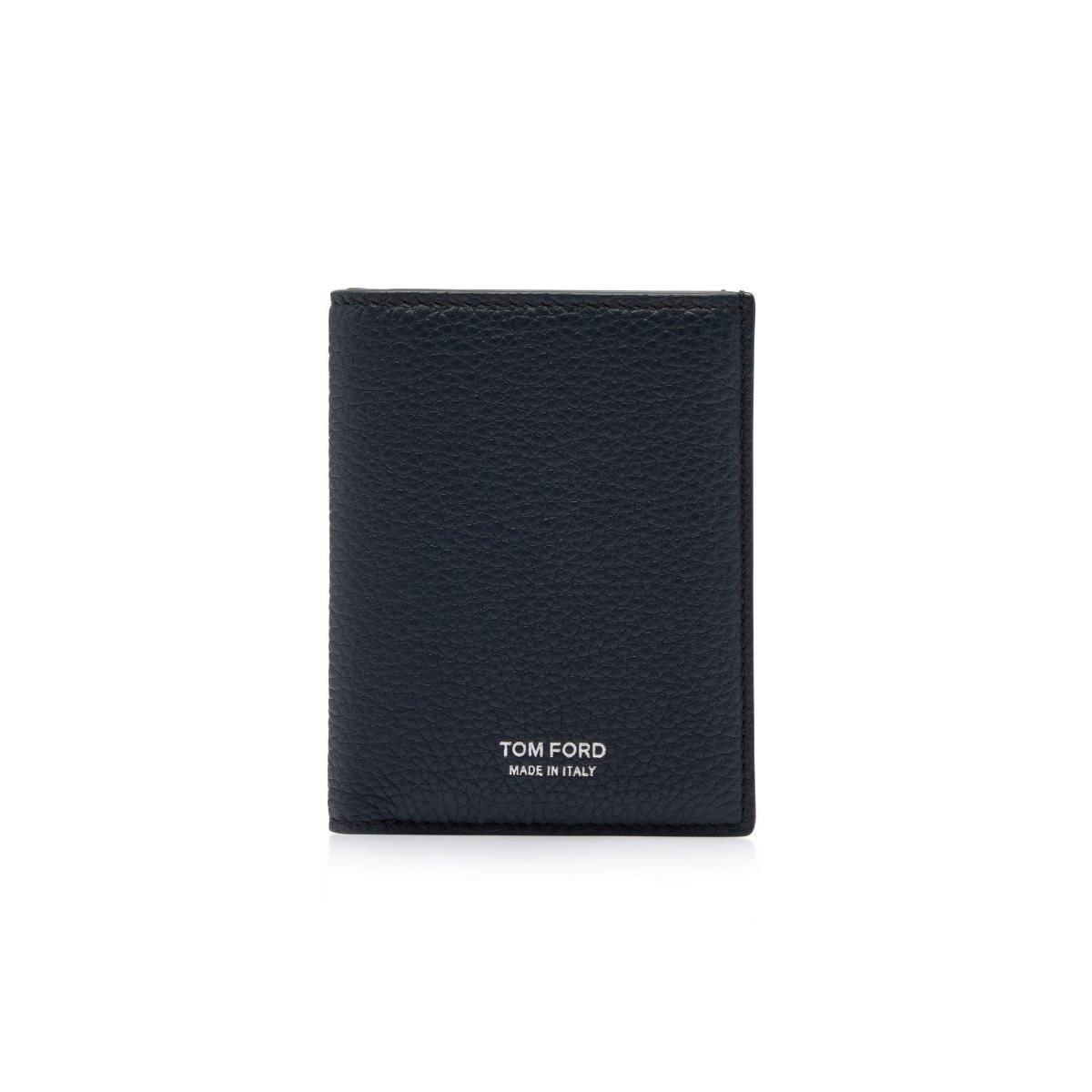 Tom Ford Grain Läder Folding Cardholder Liten Plånbok Herr Blå | 537RHQTEZ