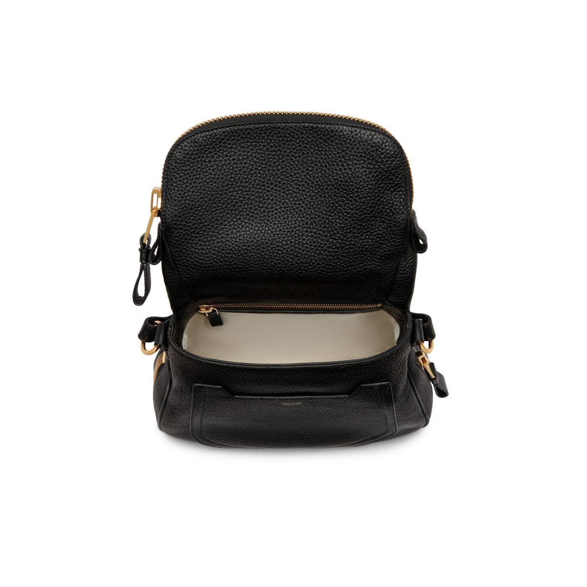 Tom Ford Grain Läder Jennifer Medium Crossbody Väska Dam Svarta | 743TDIYQJ