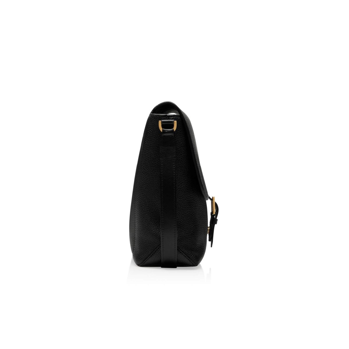 Tom Ford Grain Läder Medium Messenger Portfölj Herr Svarta | 950HRKNXQ