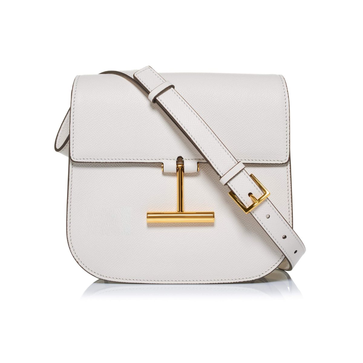 Tom Ford Grain Läder Tara Crossbody Väska Dam Chalk | 149PHXGTK