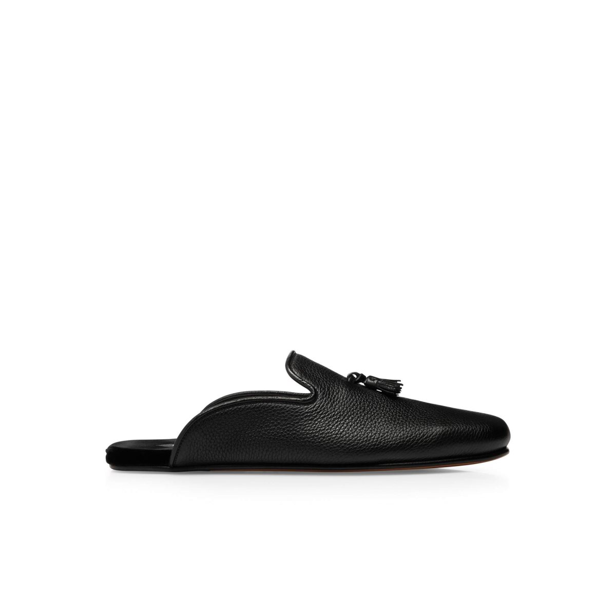 Tom Ford Grain Läder Winston Tofflor Loafers Herr Svarta | 209SYNTPO