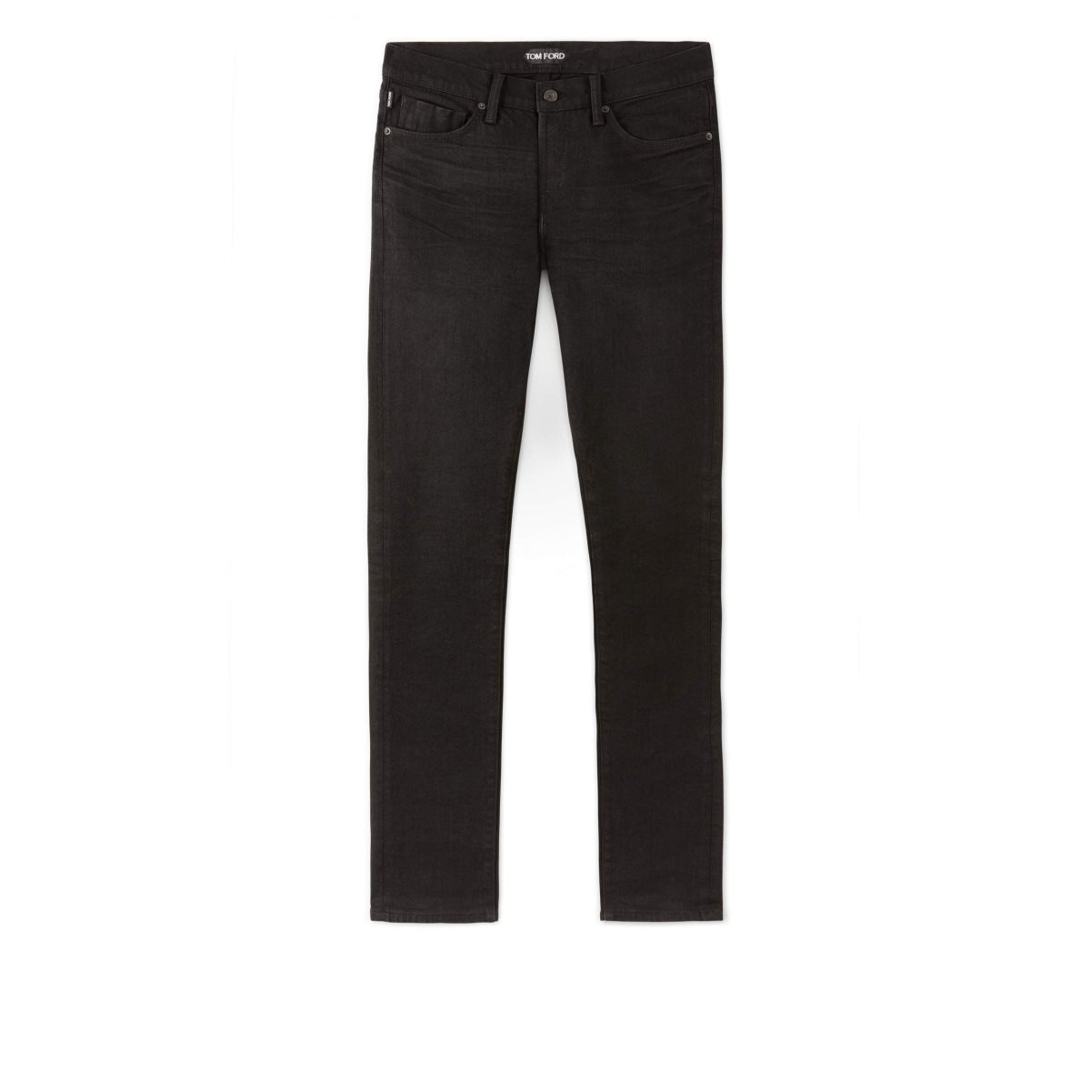 Tom Ford Hetero Fit Stretch Japanese Selvedge Jeans Herr Svarta | 026ROCBJA