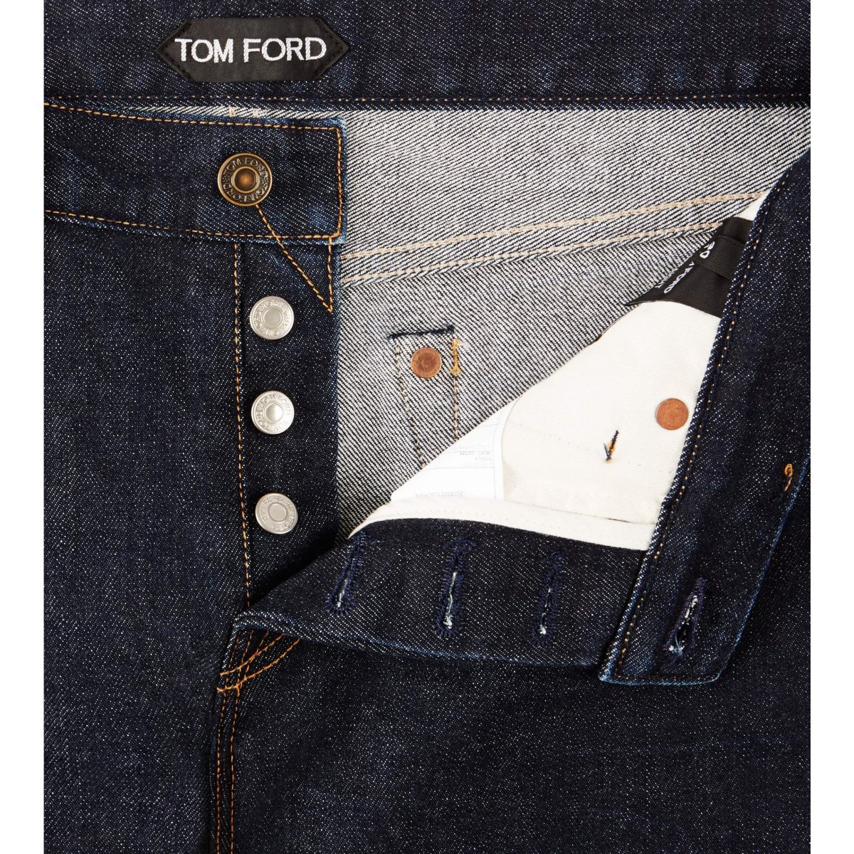 Tom Ford Hetero Fit Stretch Japanese Selvedge Jeans Herr Blå | 168CEPKUA