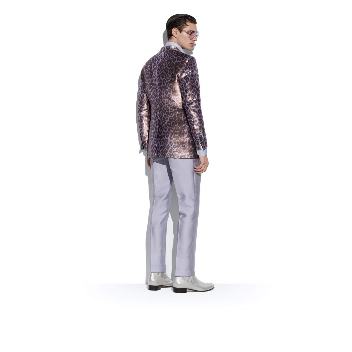 Tom Ford Iridescent Twill Atticus Trouser Byxor Herr Lavendel | 302PXTCHU