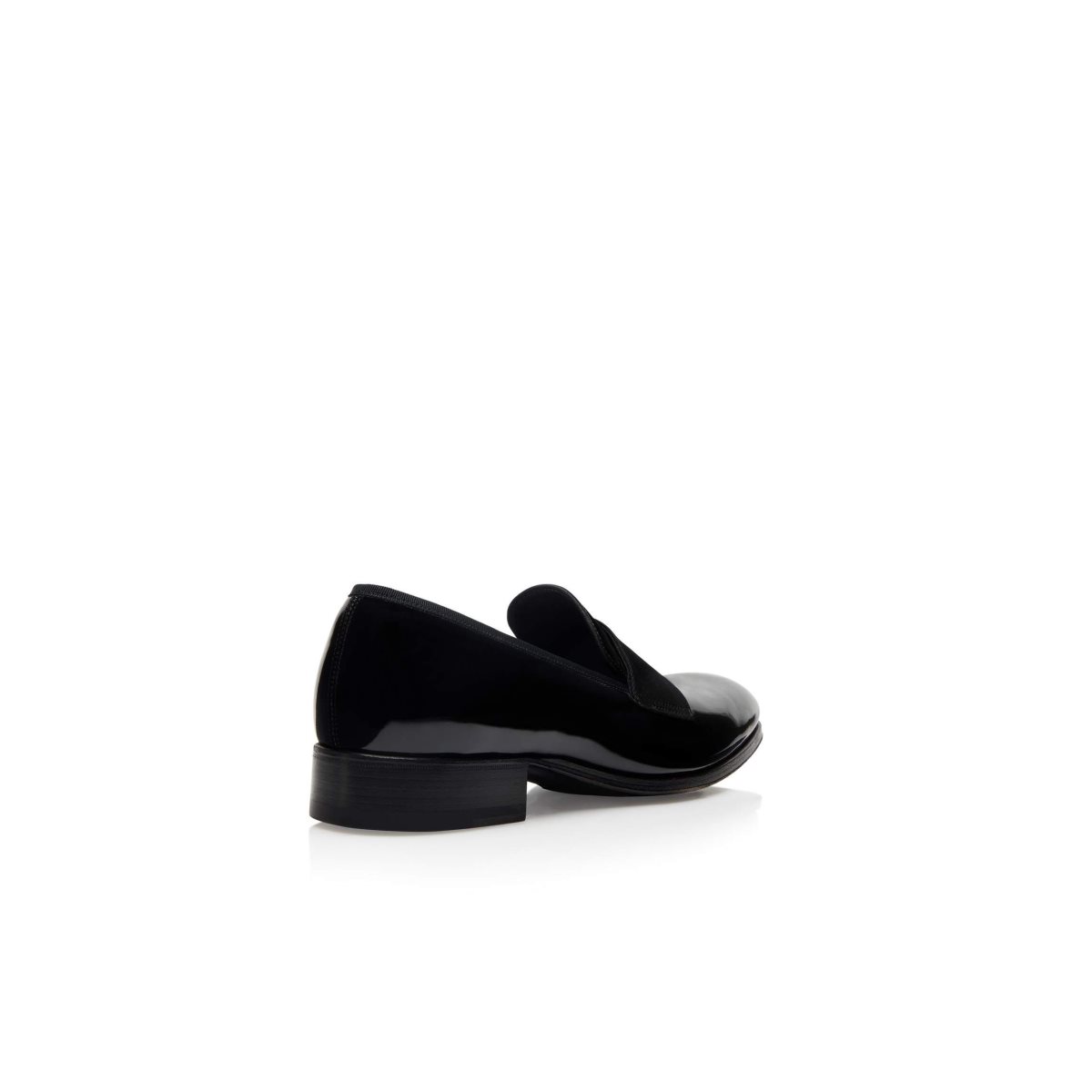 Tom Ford Lack Läder Edgar Evening Tofflor Loafers Herr Svarta | 950FKZUNE