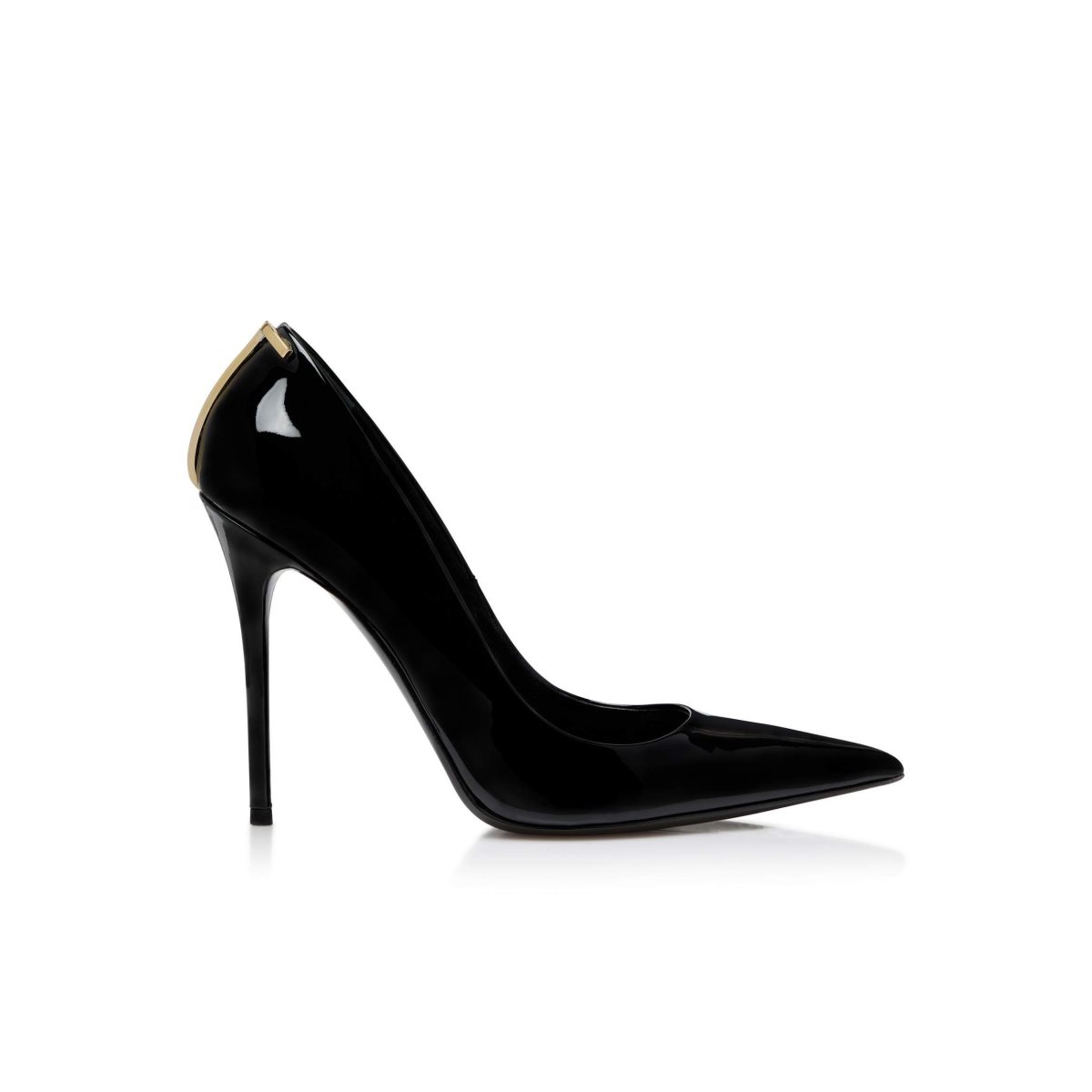 Tom Ford Lack Läder Iconic T Pumps Dam Svarta | 940GISYHK