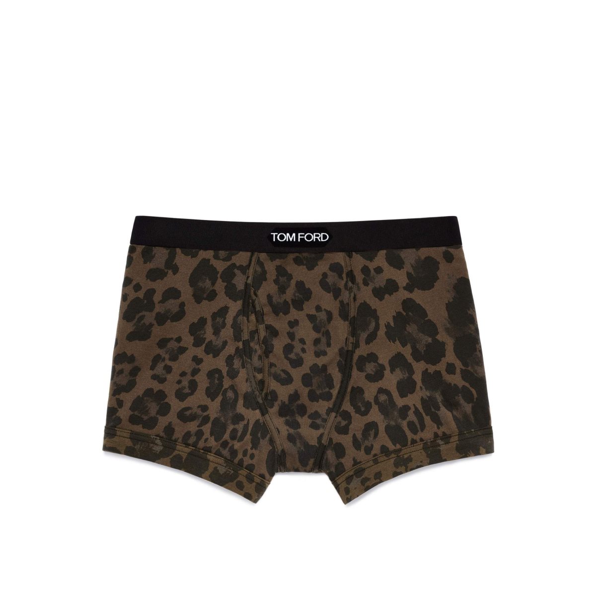 Tom Ford Leopard Bomull Boxer Kalsonger Herr Ljusbruna | 018JDWTRG