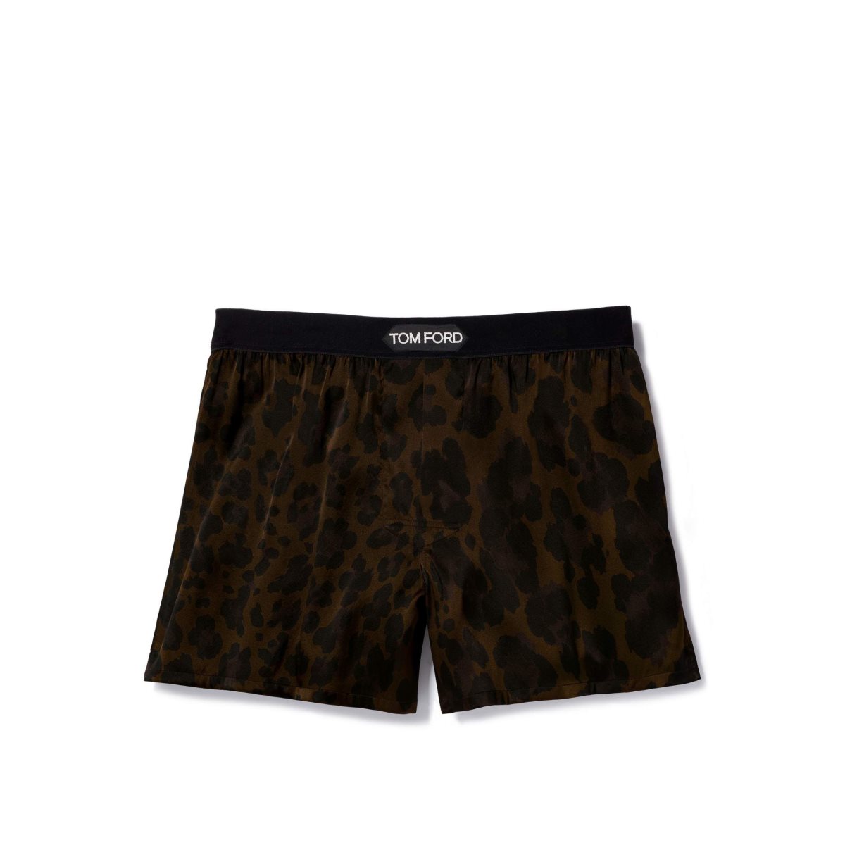 Tom Ford Leopard Silk Boxer Kalsonger Herr Mörkbruna | 721ZKOGUF