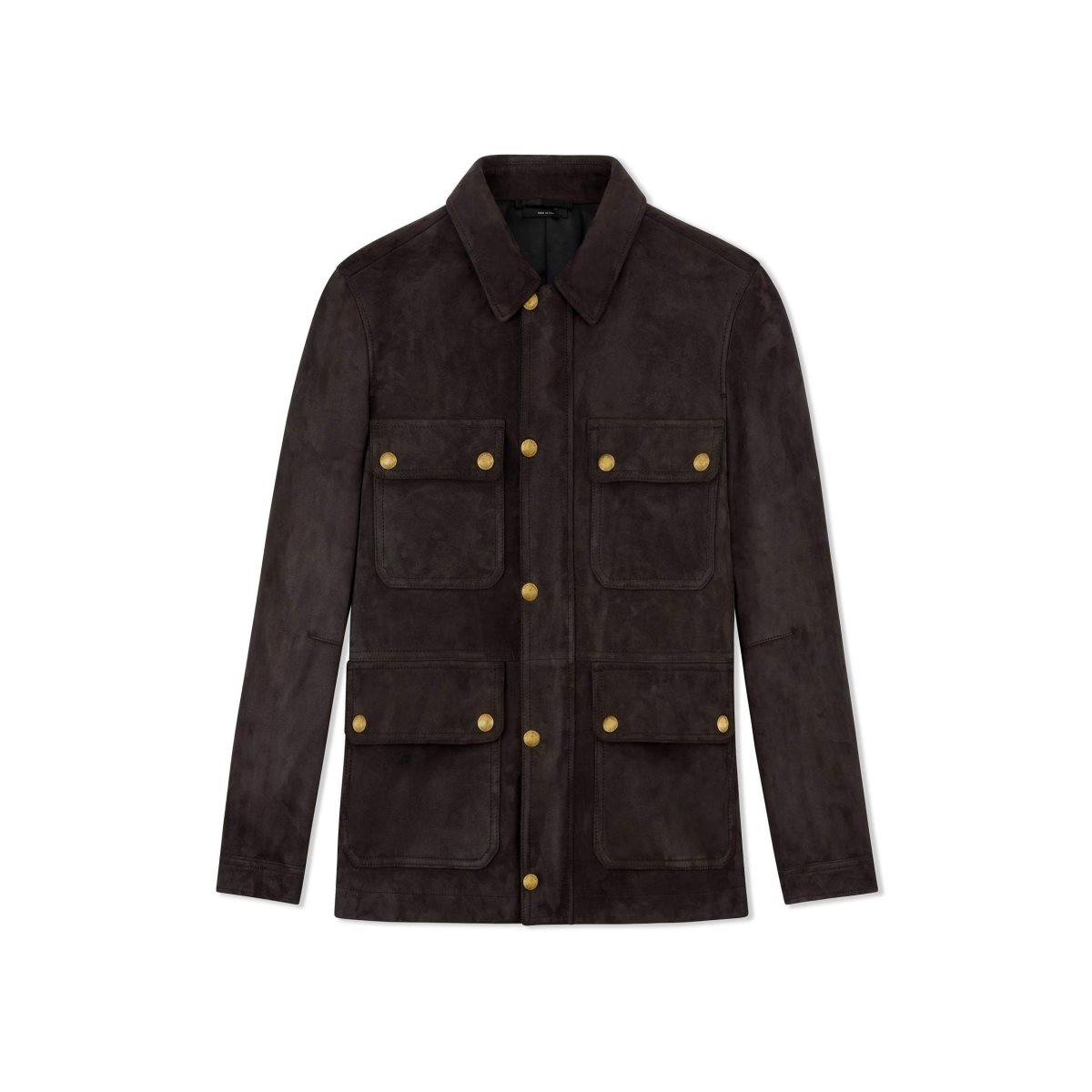 Tom Ford Light Mocka Field Jacket Ytterkläder Herr Ebony | 304WSTHXD