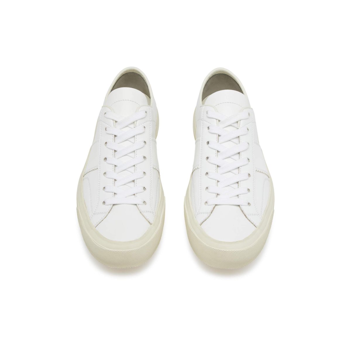 Tom Ford Läder Cambridge Sneakers Herr Vita | 048ZJBKAE