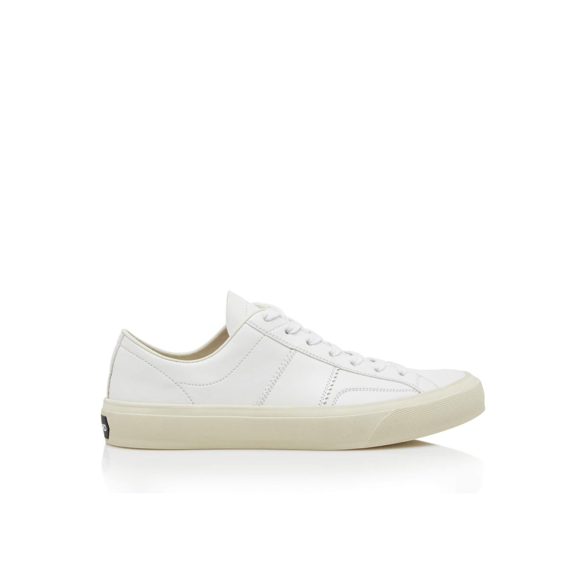 Tom Ford Läder Cambridge Sneakers Herr Vita | 048ZJBKAE