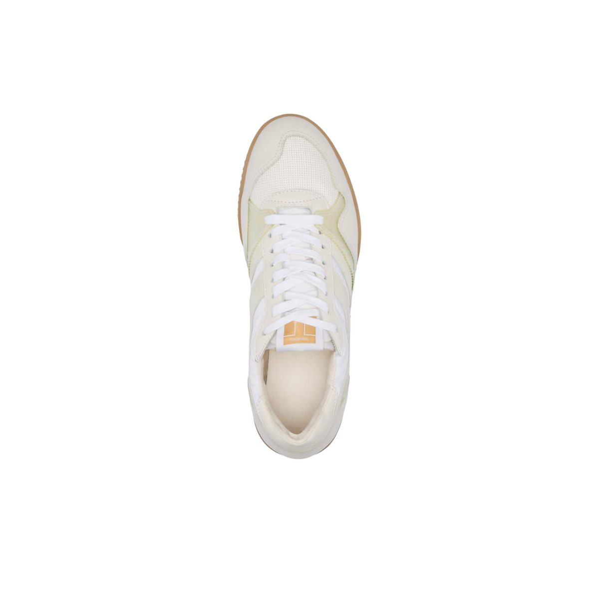 Tom Ford Läder + Nylon Jackson Sneakers Herr Vita | 650RJIVYT