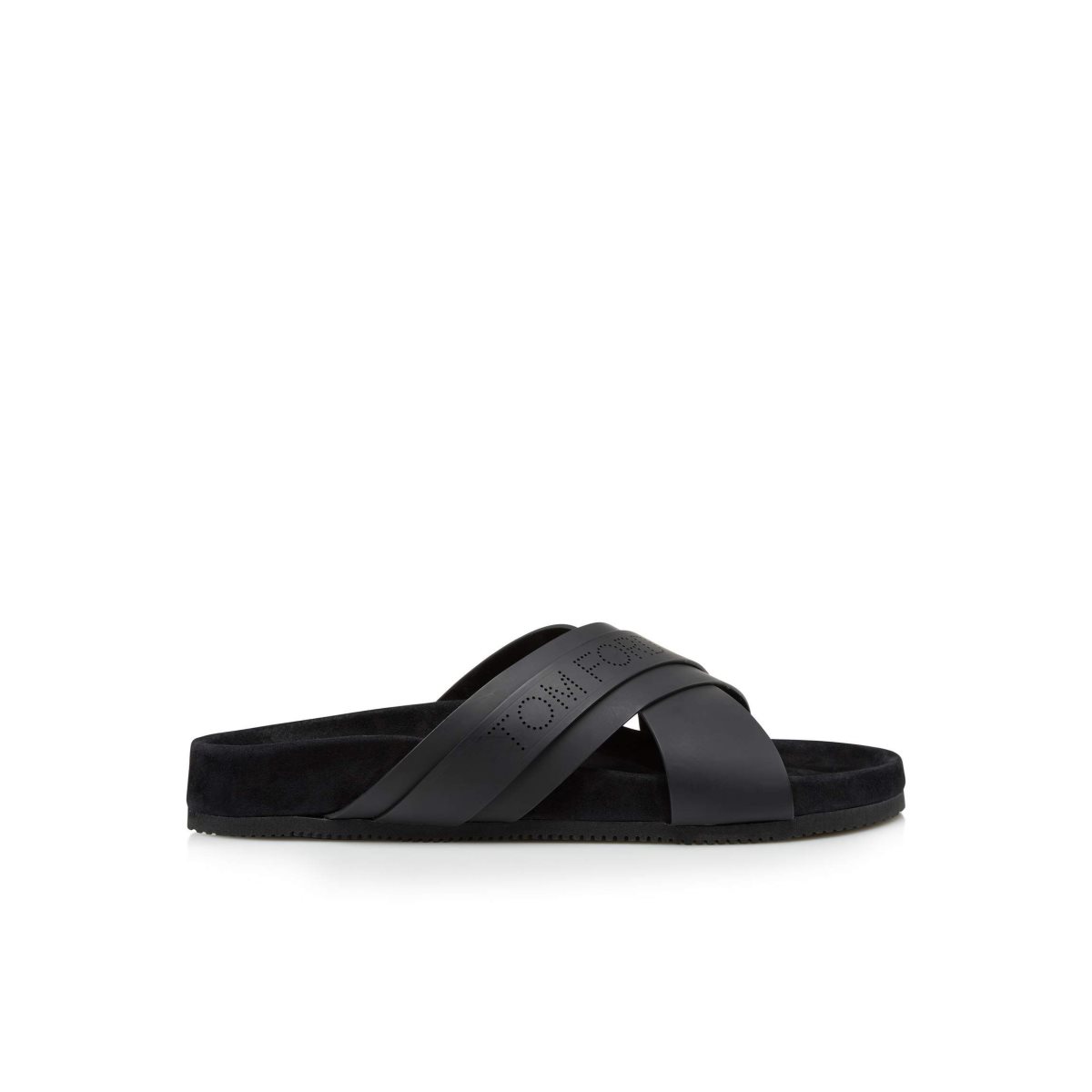 Tom Ford Läder Wicklow Slider Espadrille Herr Svarta | 739JLTAXW