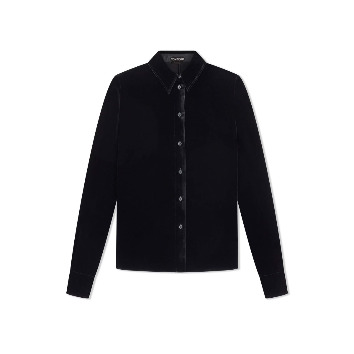 Tom Ford Lätta Velvet Shirt Blast Dam Svarta | 794MYPAFB