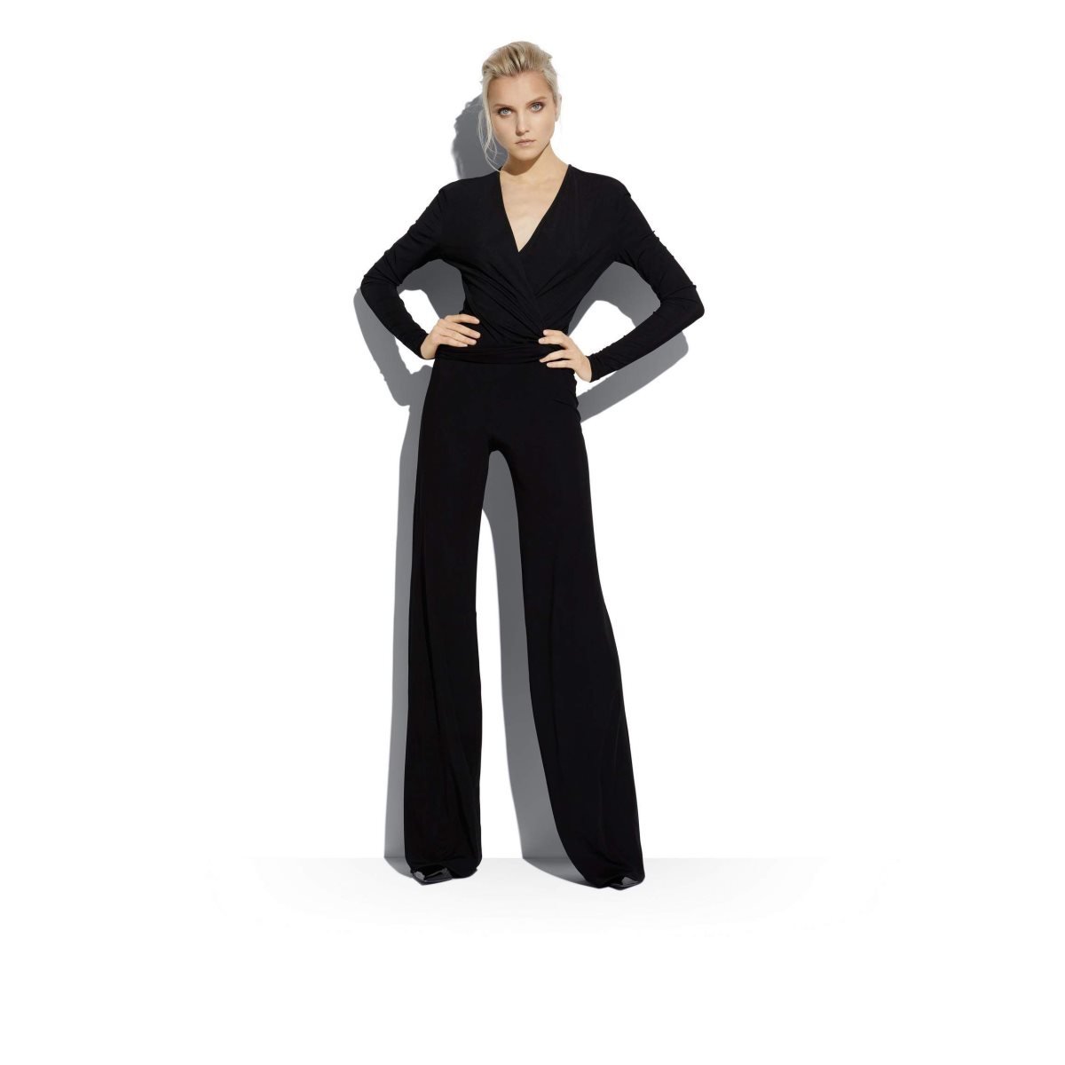 Tom Ford Micro Costa Jersey Jumpsuit Klänning Dam Svarta | 184BVNQGU