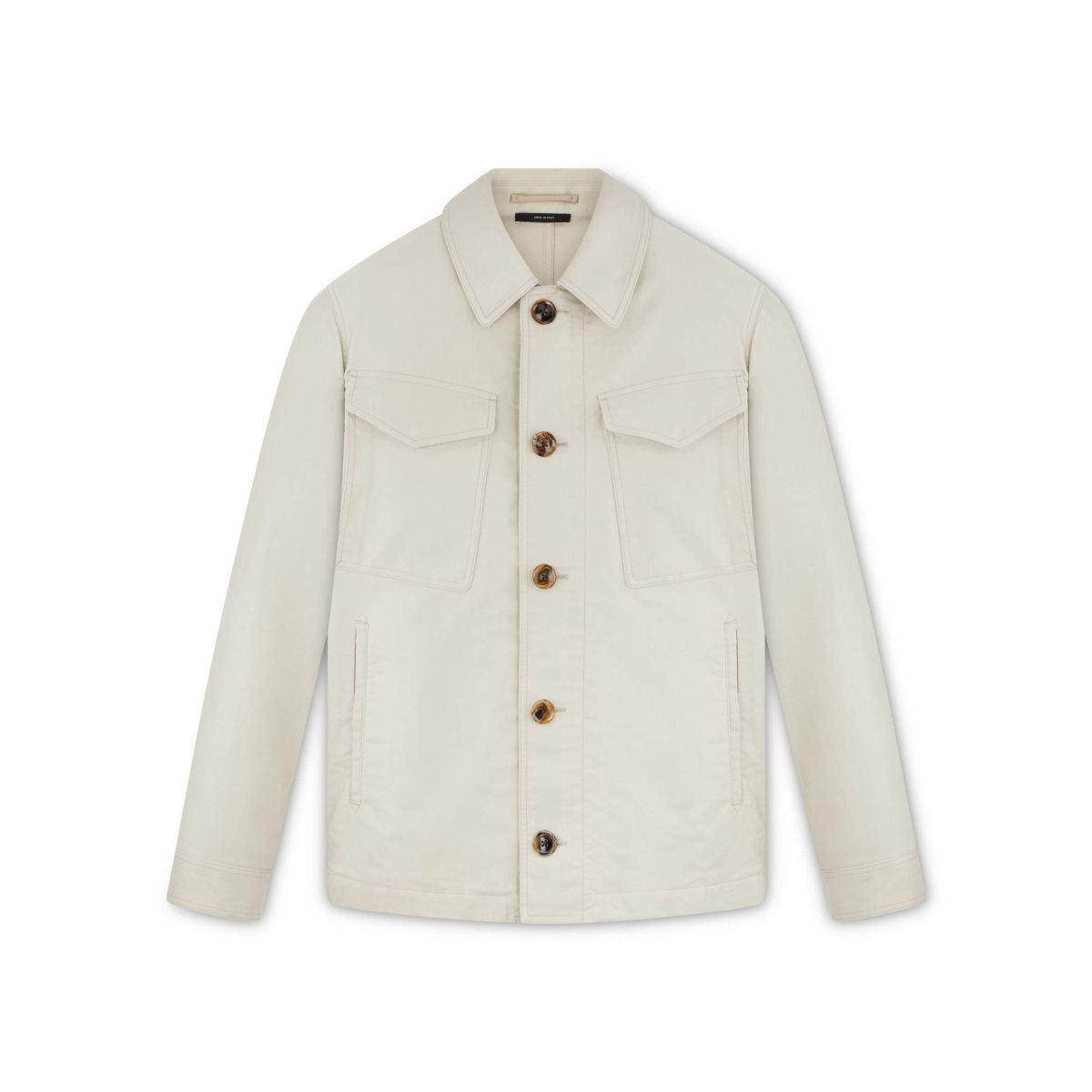 Tom Ford Military Bomull Outershirt Ytterkläder Herr Vita | 156GLHRXW