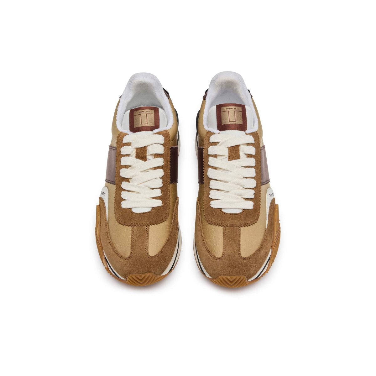 Tom Ford Mocka Technical Fabric James Sneakers Herr Hazel | 350RFKCPY