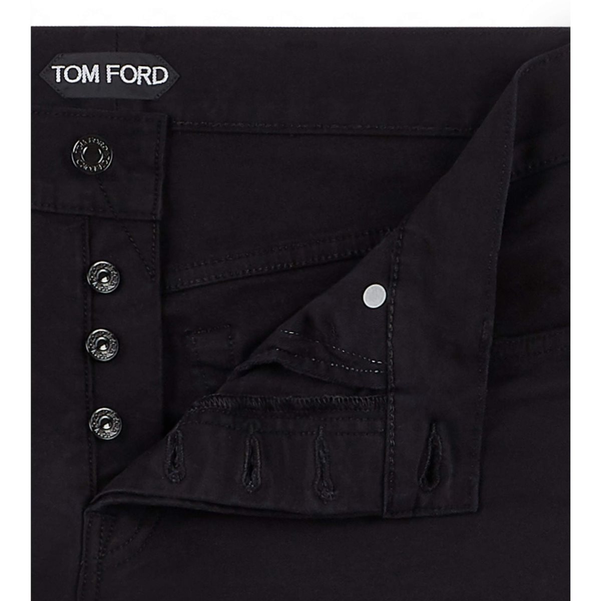 Tom Ford Moleskin Stretch Slim Fit Jeans Herr Svarta | 697VZDLGJ