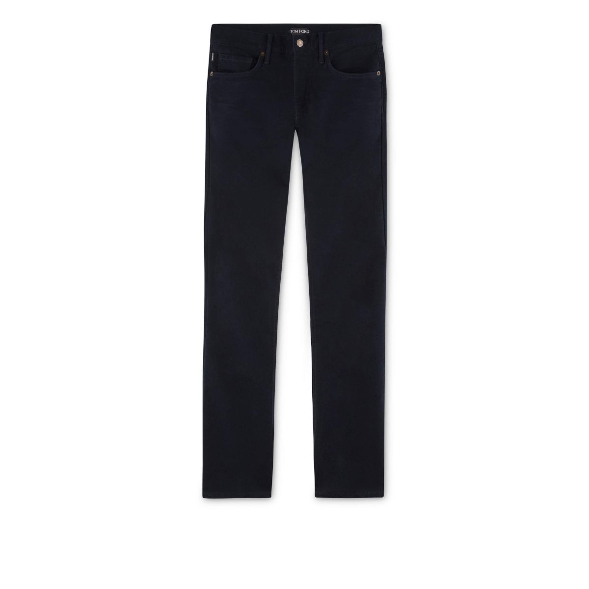 Tom Ford Moleskin Stretch Slim Fit Jeans Herr Marinblå | 862XCGRVE