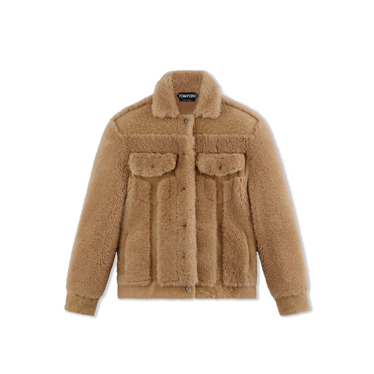 Tom Ford Nappa Shearling Jean Jacket Ytterkläder Dam Beige | 513JMFTPN