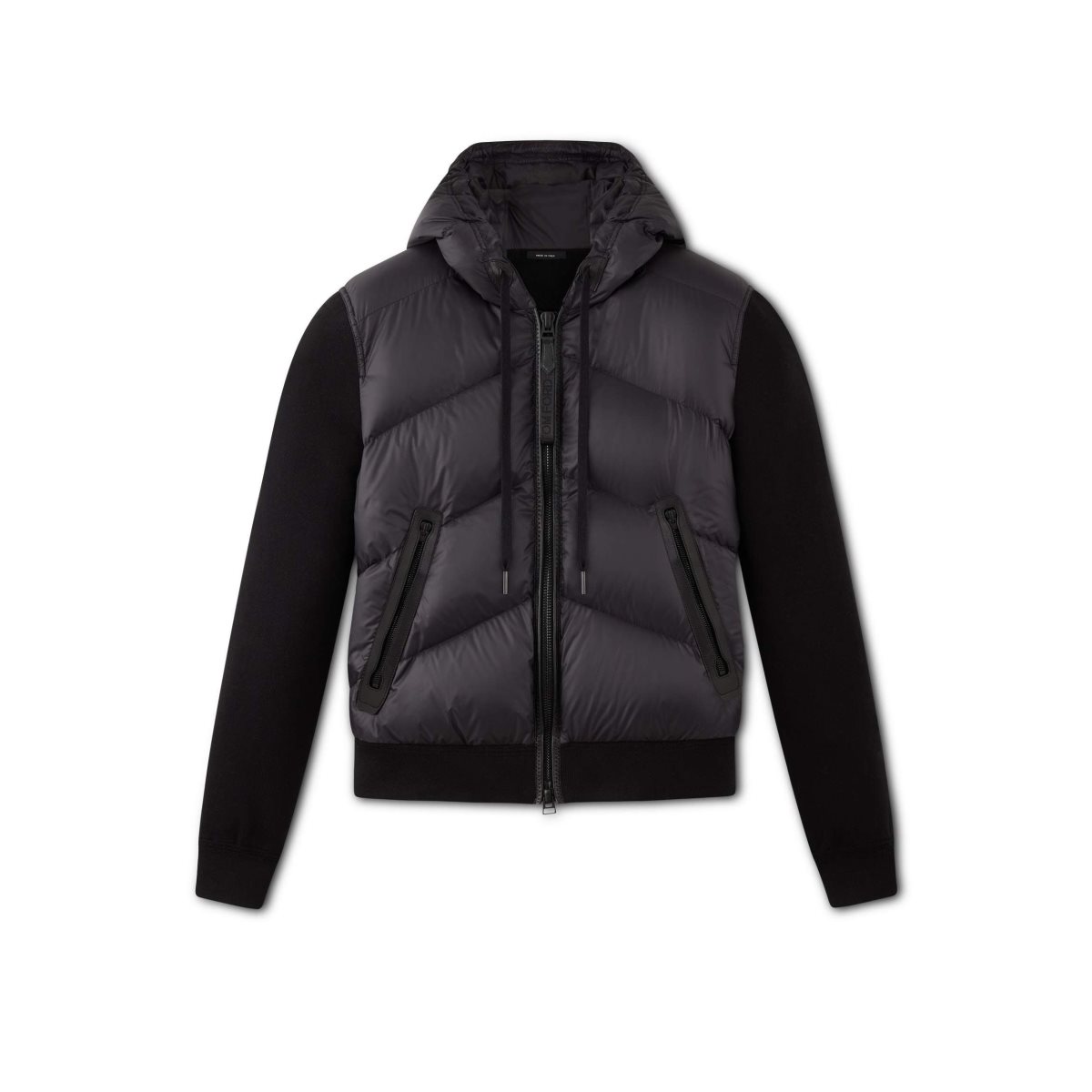 Tom Ford Nylon Down Cashmere Blend Hooded Blouson Ytterkläder Herr Svarta | 321ILUHKJ