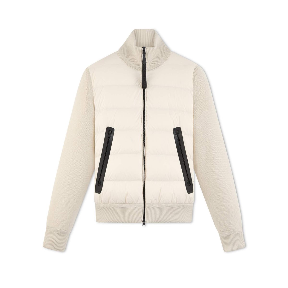 Tom Ford Nylon Down Merino Zip Blouson Ytterkläder Herr Orange Beige | 791IXCLZQ