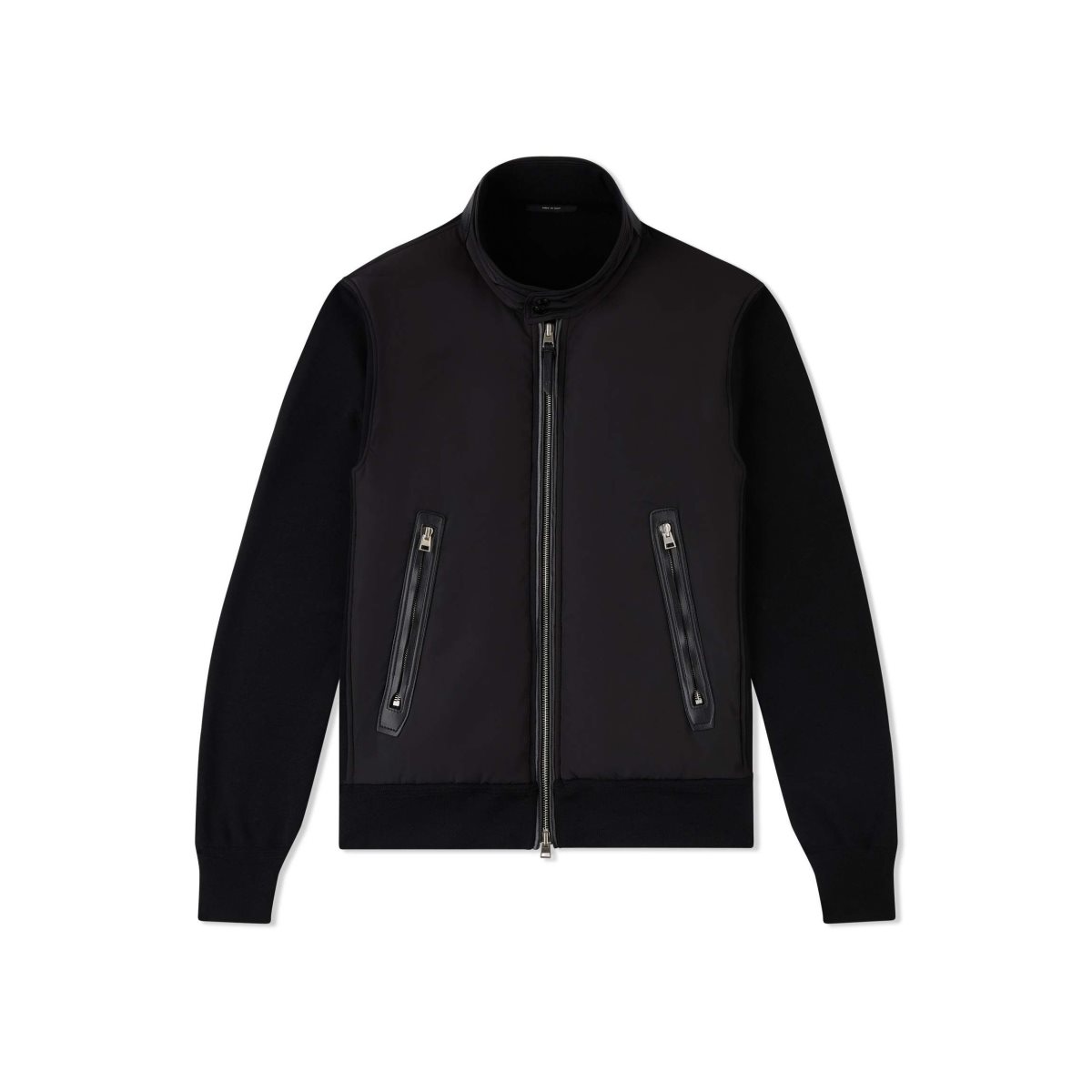 Tom Ford Nylon Front Harrington Zip Through Ytterkläder Herr Svarta | 542RDACXB