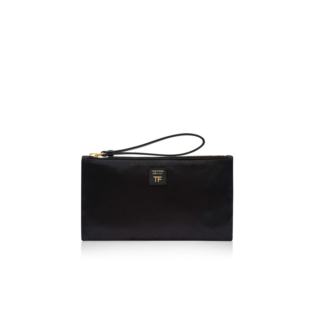 Tom Ford Nylon Tf Small Platta Pouch Liten Plånbok Dam Svarta | 064ARSKQM