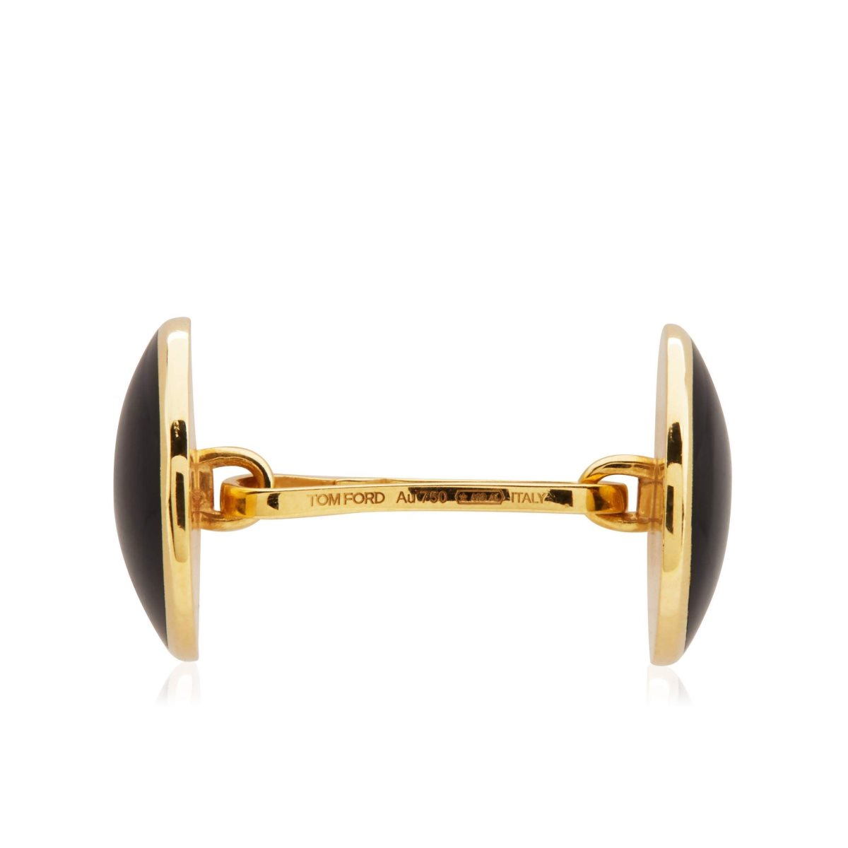 Tom Ford Onyx Round Cufflinks Smycken Herr Guld Svarta | 152PIVDNG