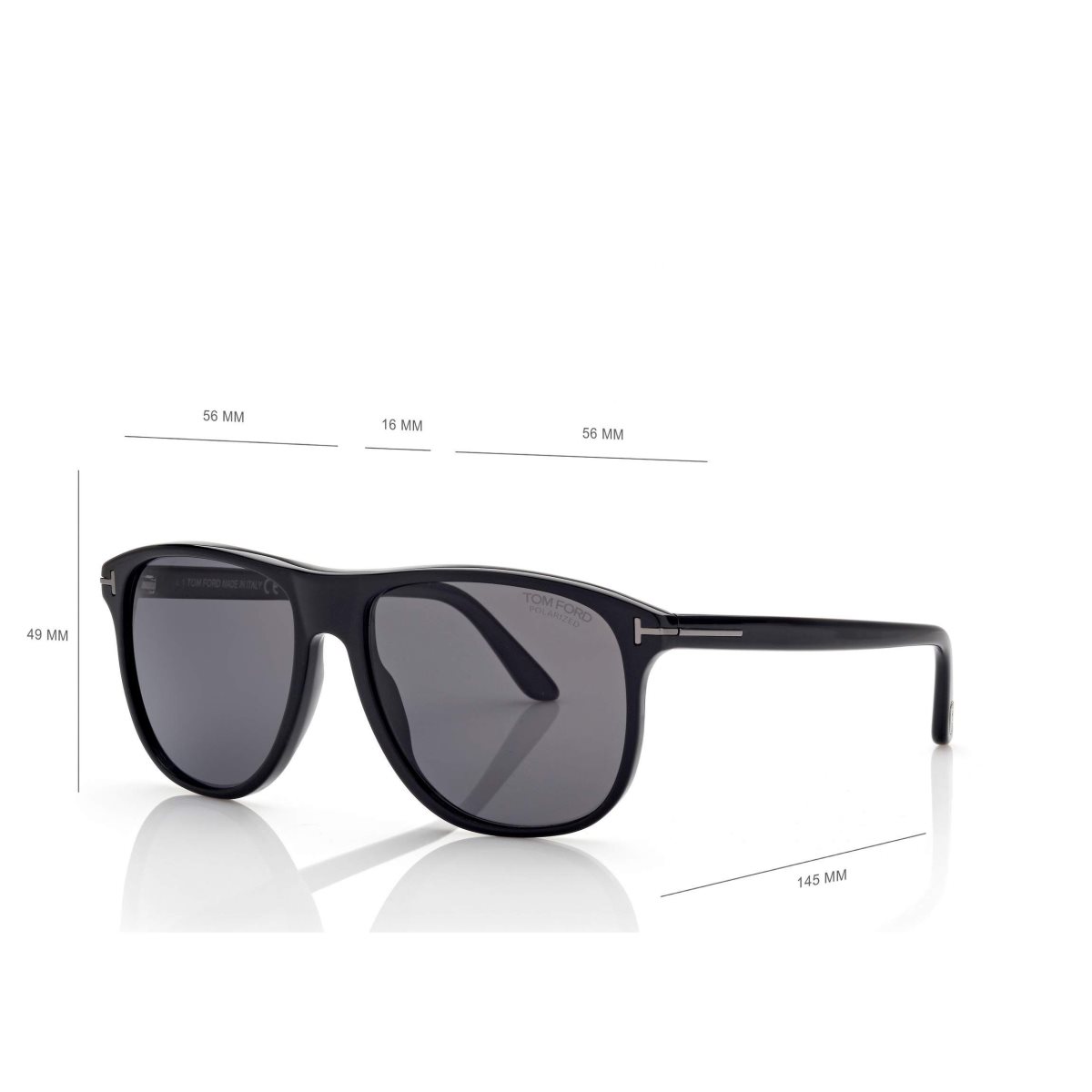 Tom Ford Polarized Joni Solglasögon Herr Svarta | 293SKTVDF