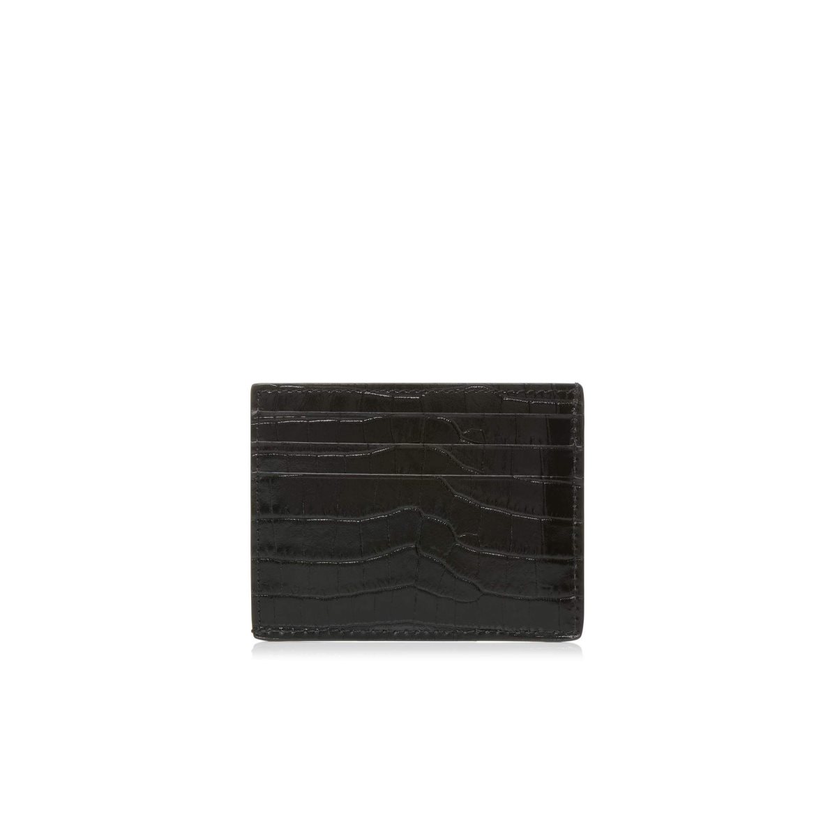 Tom Ford Printed Alligator Cardholder Liten Plånbok Herr Svarta | 976BWIETR