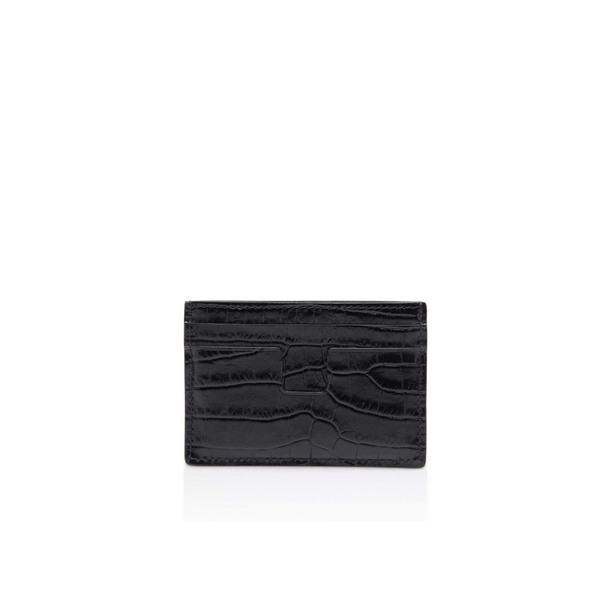 Tom Ford Printed Alligator Klassiska Cardholder Liten Plånbok Herr Svarta | 207VCABKH