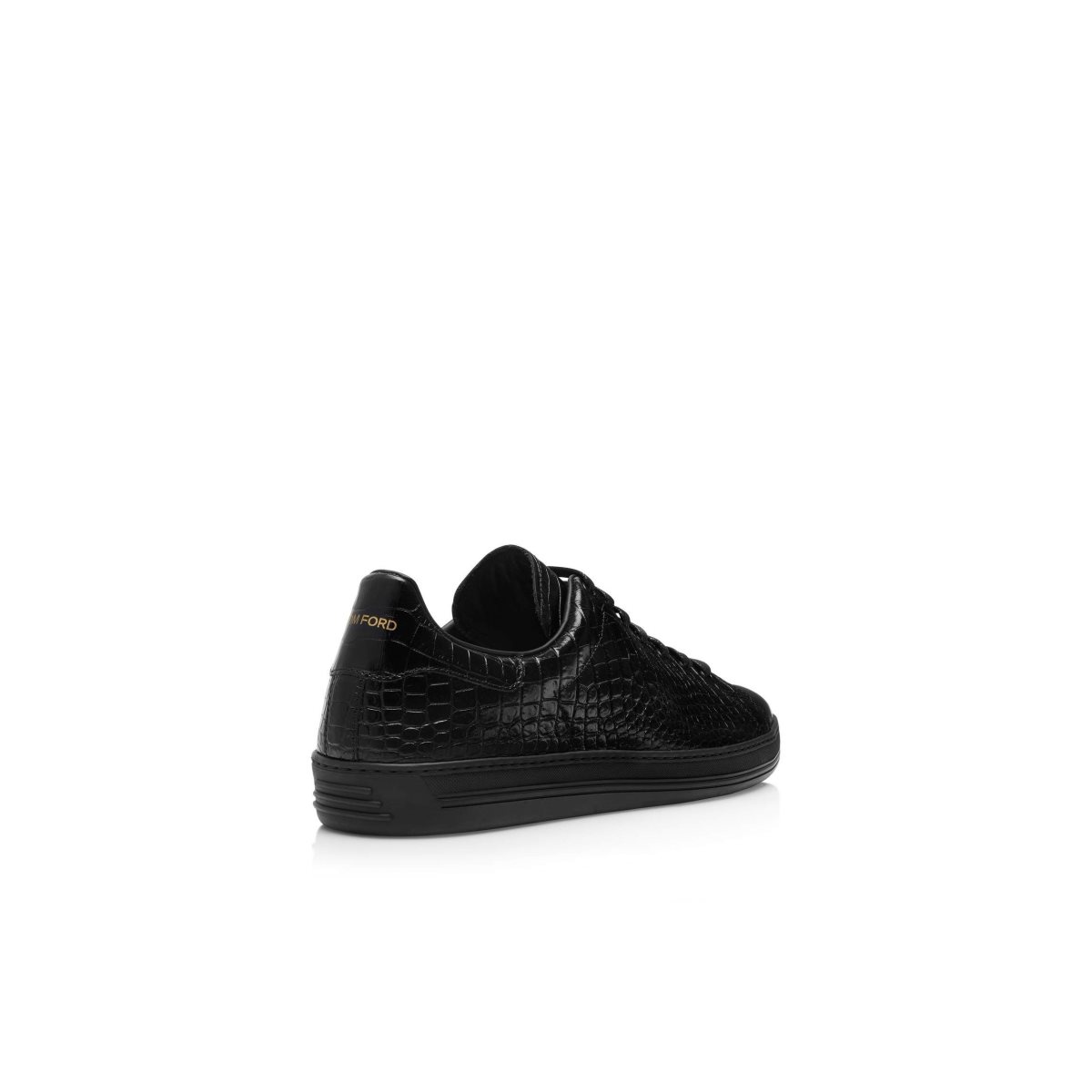 Tom Ford Printed Alligator Warwick Sneakers Herr Svarta Svarta | 173MBAKIS