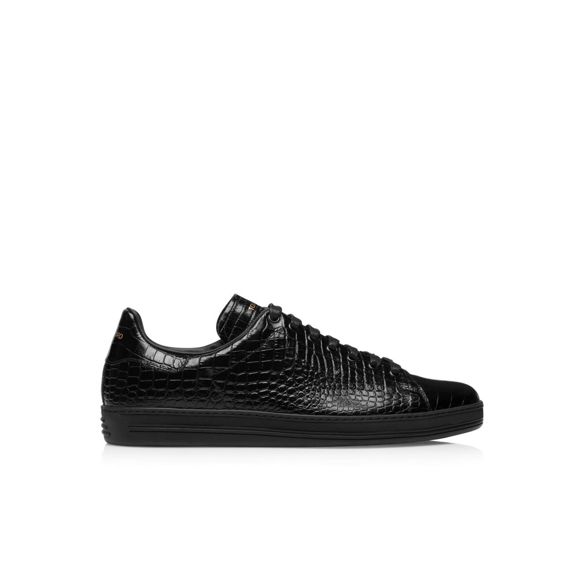 Tom Ford Printed Alligator Warwick Sneakers Herr Svarta Svarta | 173MBAKIS