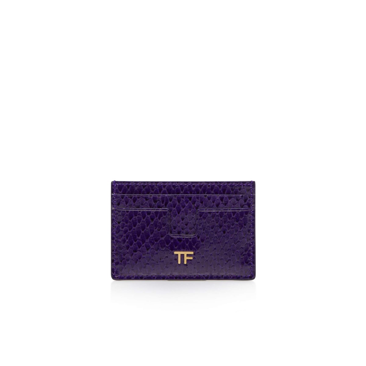 Tom Ford Printed Python Klassiska Tf Card Holder Liten Plånbok Dam Lila | 286VFPIZJ