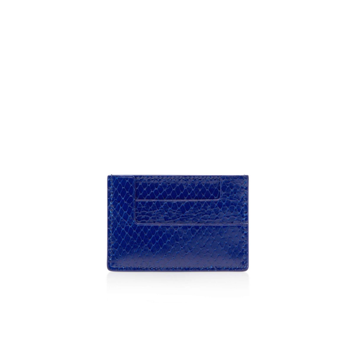 Tom Ford Printed Python Klassiska Tf Card Holder Liten Plånbok Dam Blå | 490HJWODP