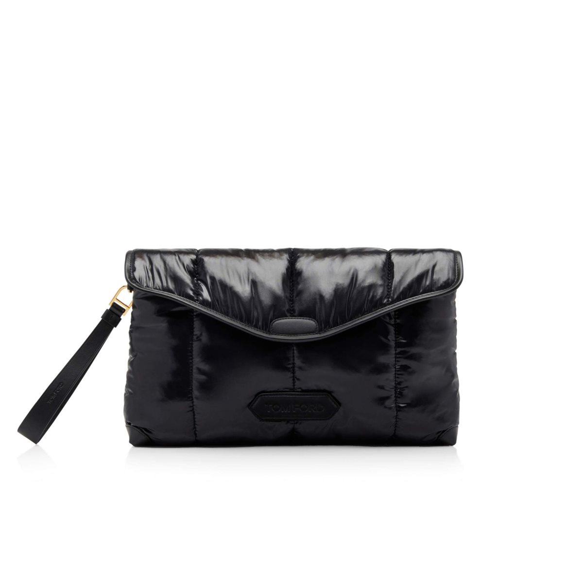 Tom Ford Quiltad Nylon Clutch Liten Plånbok Herr Svarta | 038FYKHWR