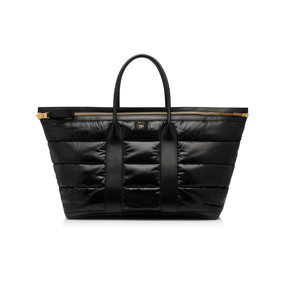 Tom Ford Quiltad Nylon Puffy Buckley E/W Toteväska Dam Svarta | 826UBSPIC