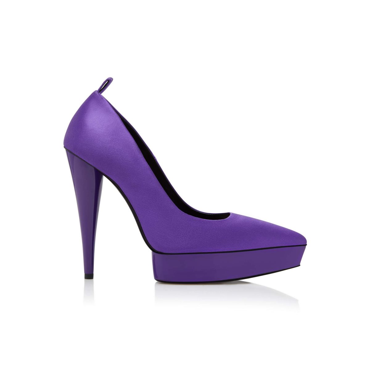 Tom Ford Satin Cone Heel Pumps Dam Lila | 491WBROTH