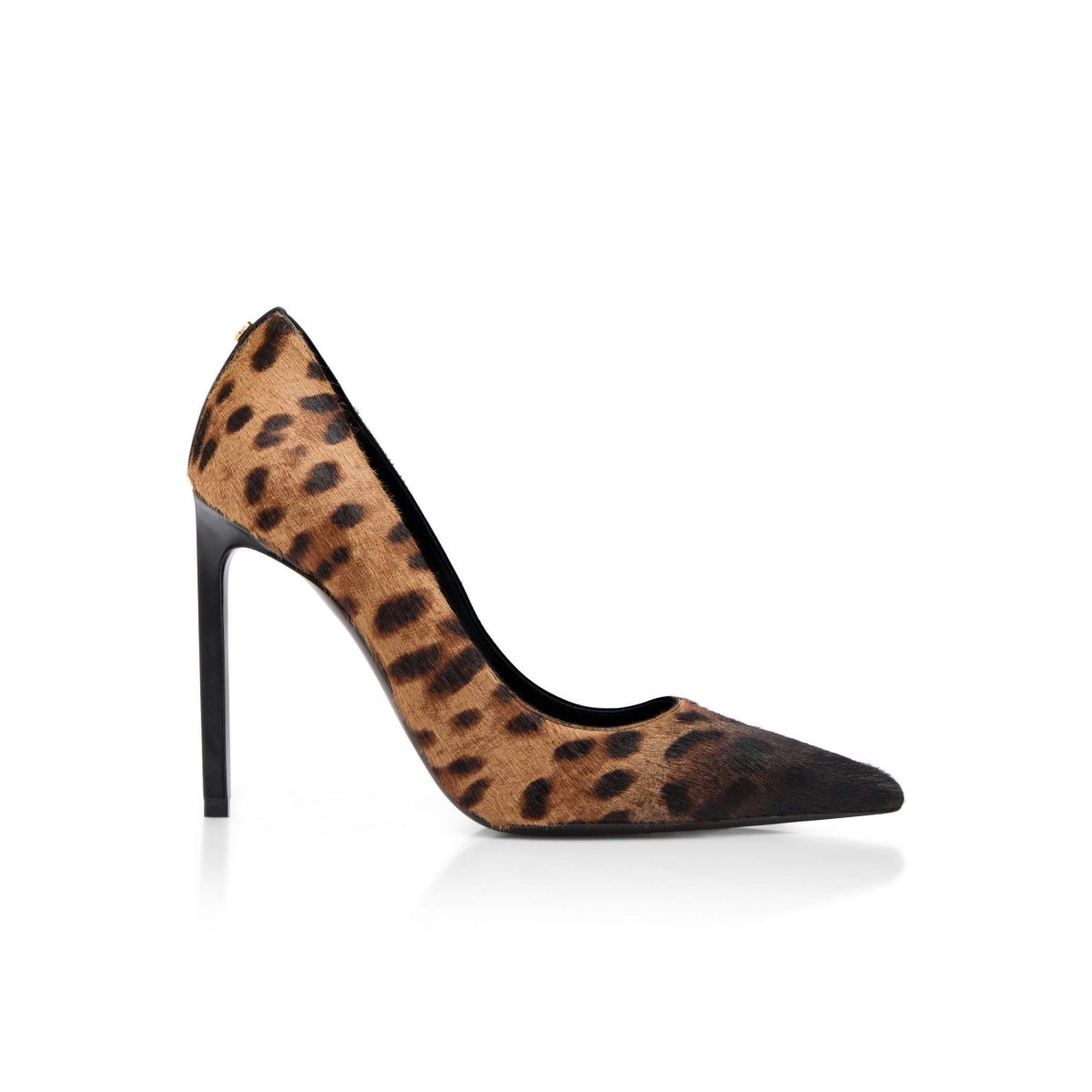 Tom Ford Shaded Calf Hair Animalier T Screw Pumps Dam Bruna Svarta | 936PKXYOT