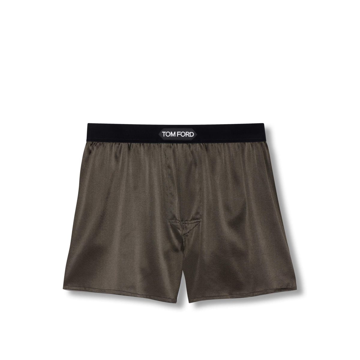 Tom Ford Silk Boxer Kalsonger Herr Bruna Olivgröna | 684YZMGRV