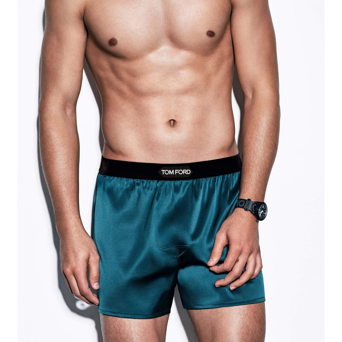 Tom Ford Silk Boxer Kalsonger Herr Påfågel | 159OUTRXY