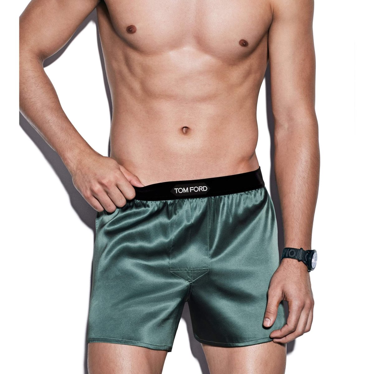 Tom Ford Silk Boxer Kalsonger Herr Turkos | 381CUGRBL