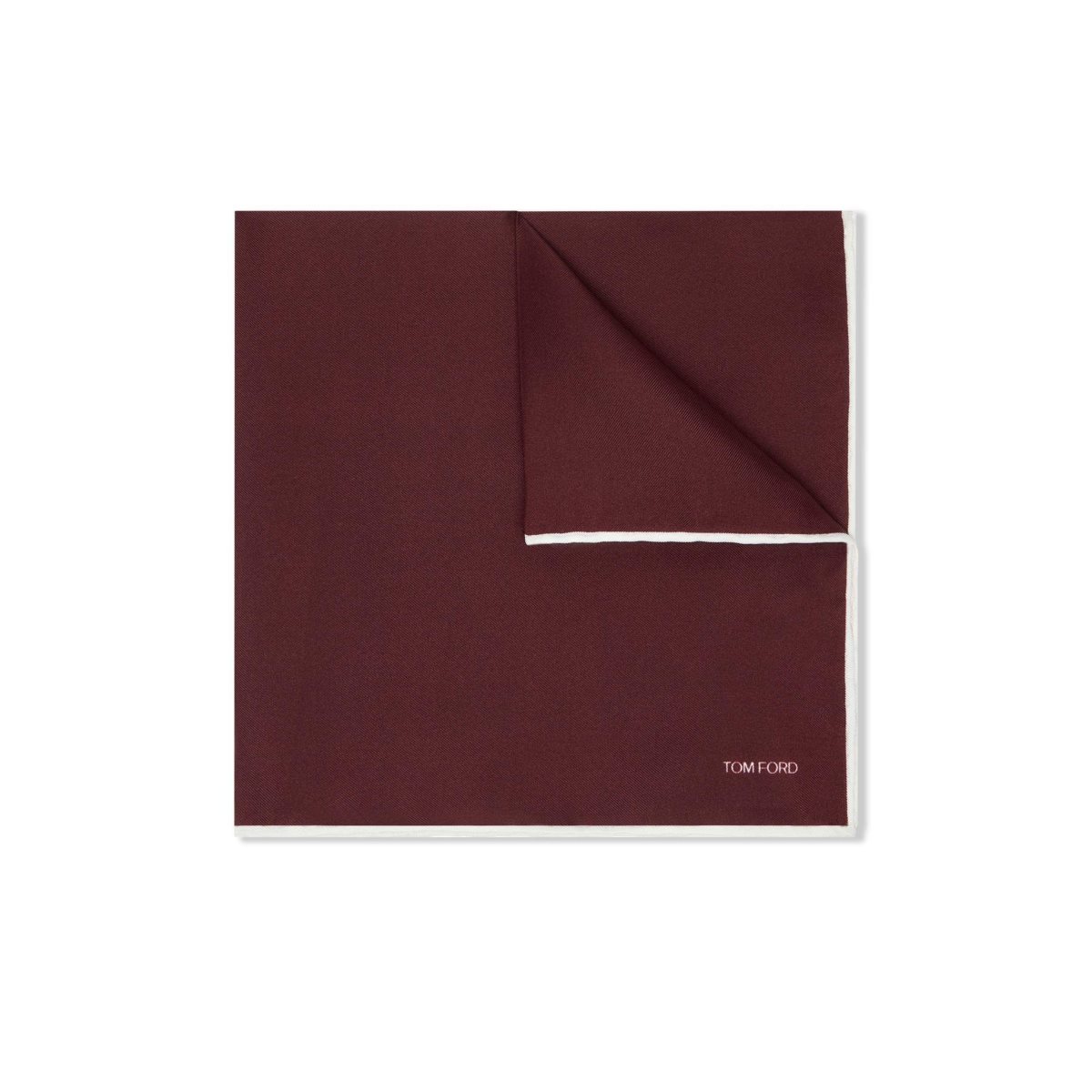 Tom Ford Silk Pocket Squares Herr Vinröda | 813ZLOWGJ