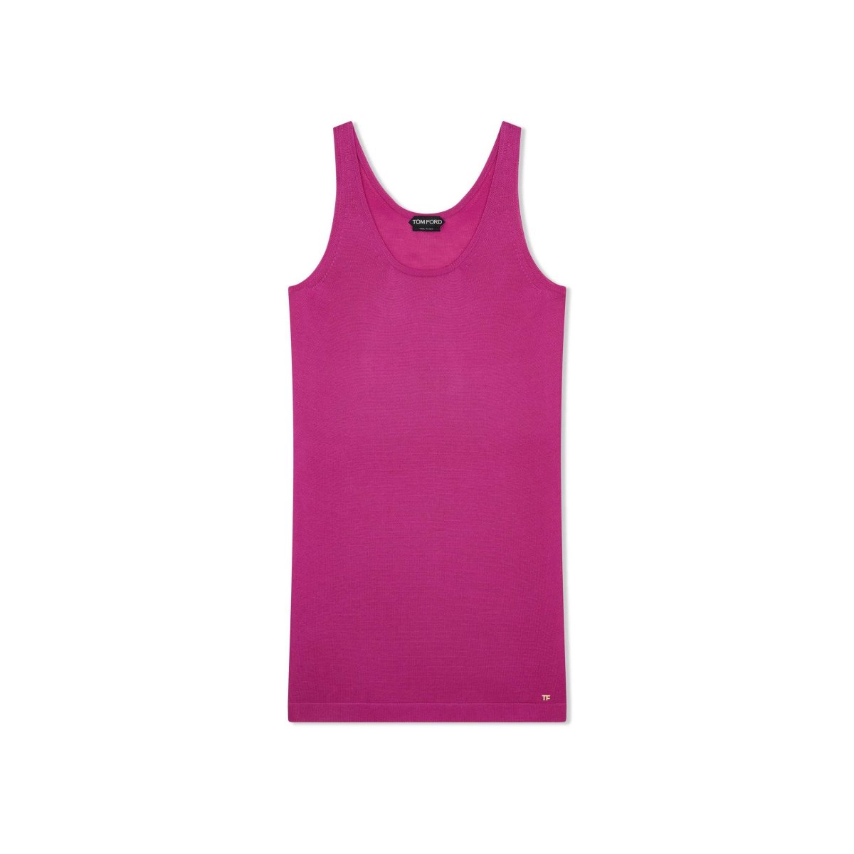 Tom Ford Slinky Viscose Mini Tank Klänning Dam Fuschia | 915QSMLKN