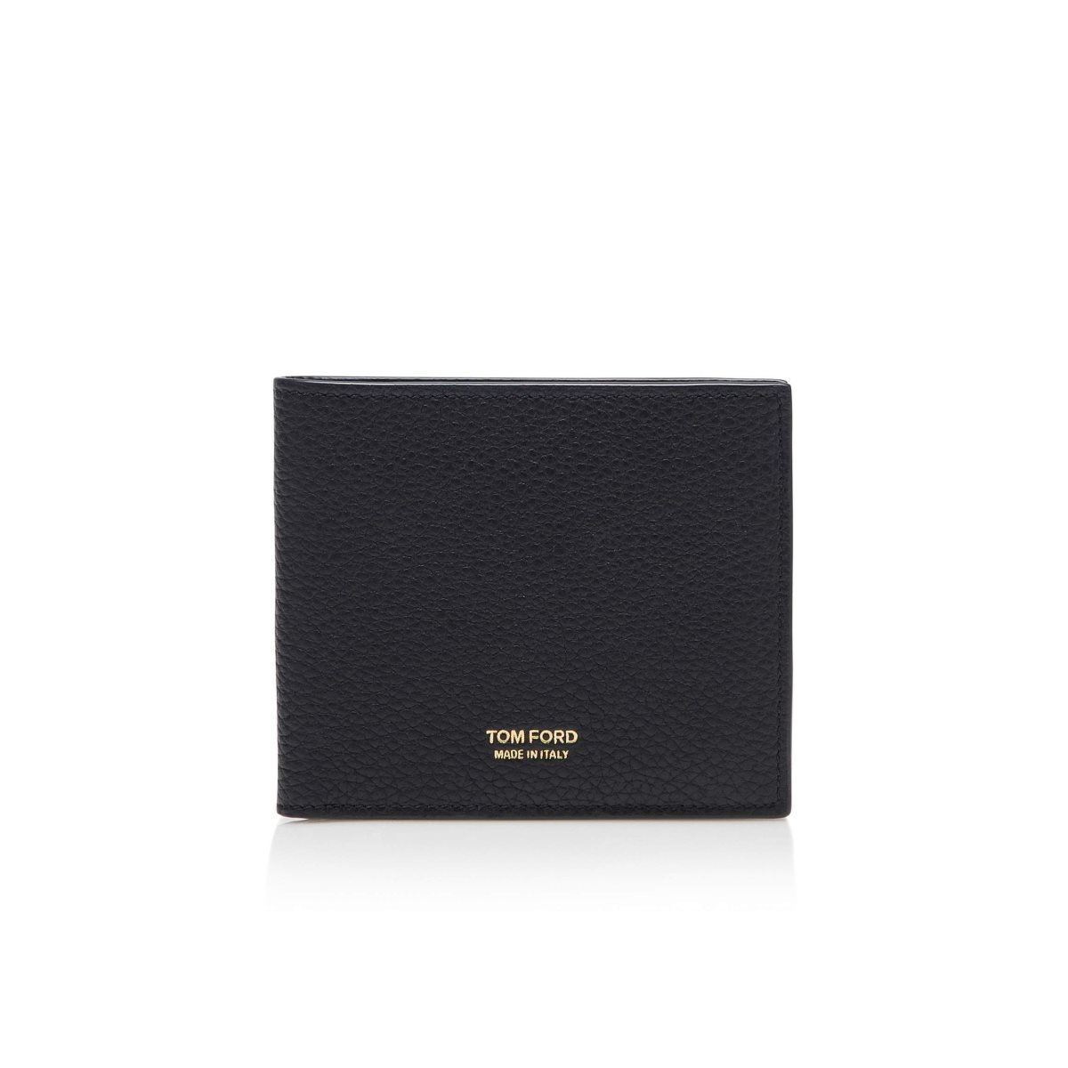 Tom Ford Small Grain Läder Bifold Wallet Liten Plånbok Herr Svarta | 145YSCNAR