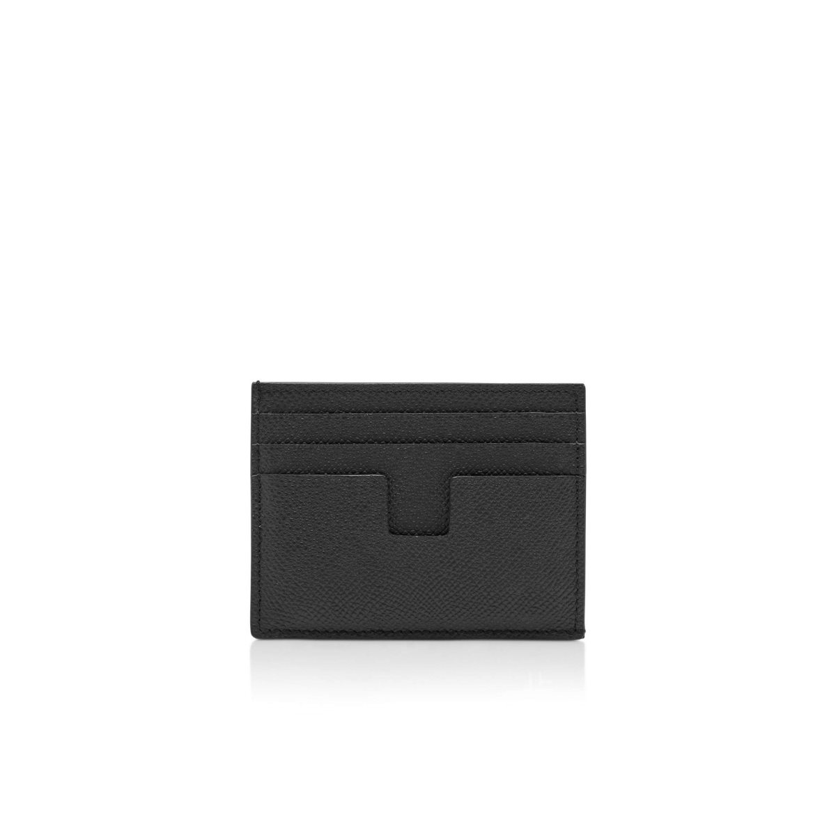 Tom Ford Small Grain Läder Cardholder Liten Plånbok Herr Svarta | 103NVWUIZ