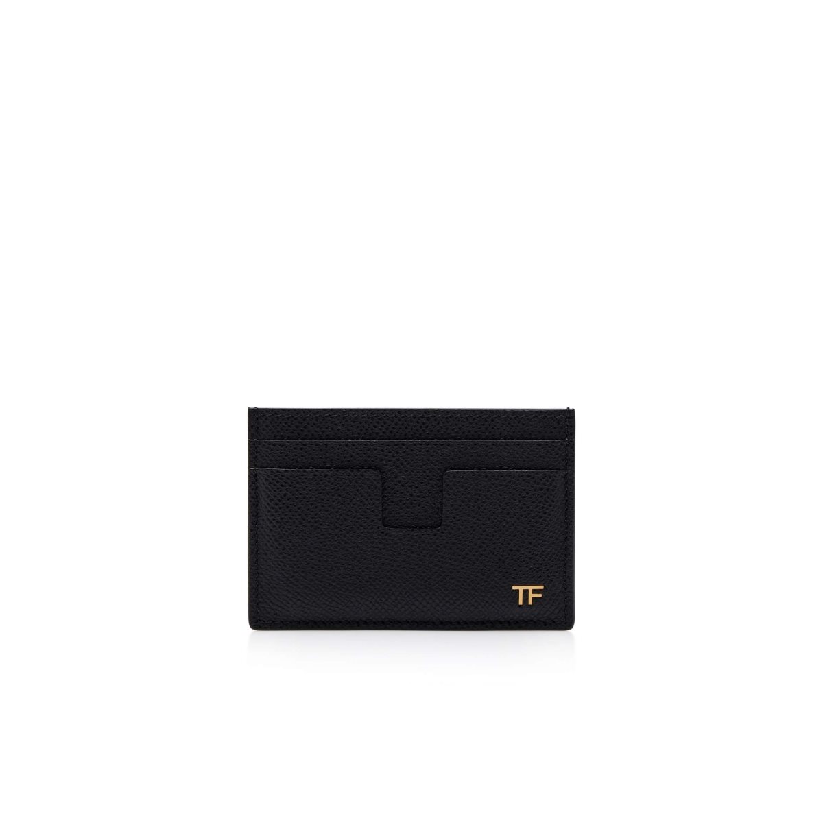 Tom Ford Small Grain Läder Cardholder Liten Plånbok Herr Svarta | 827PSLHXJ